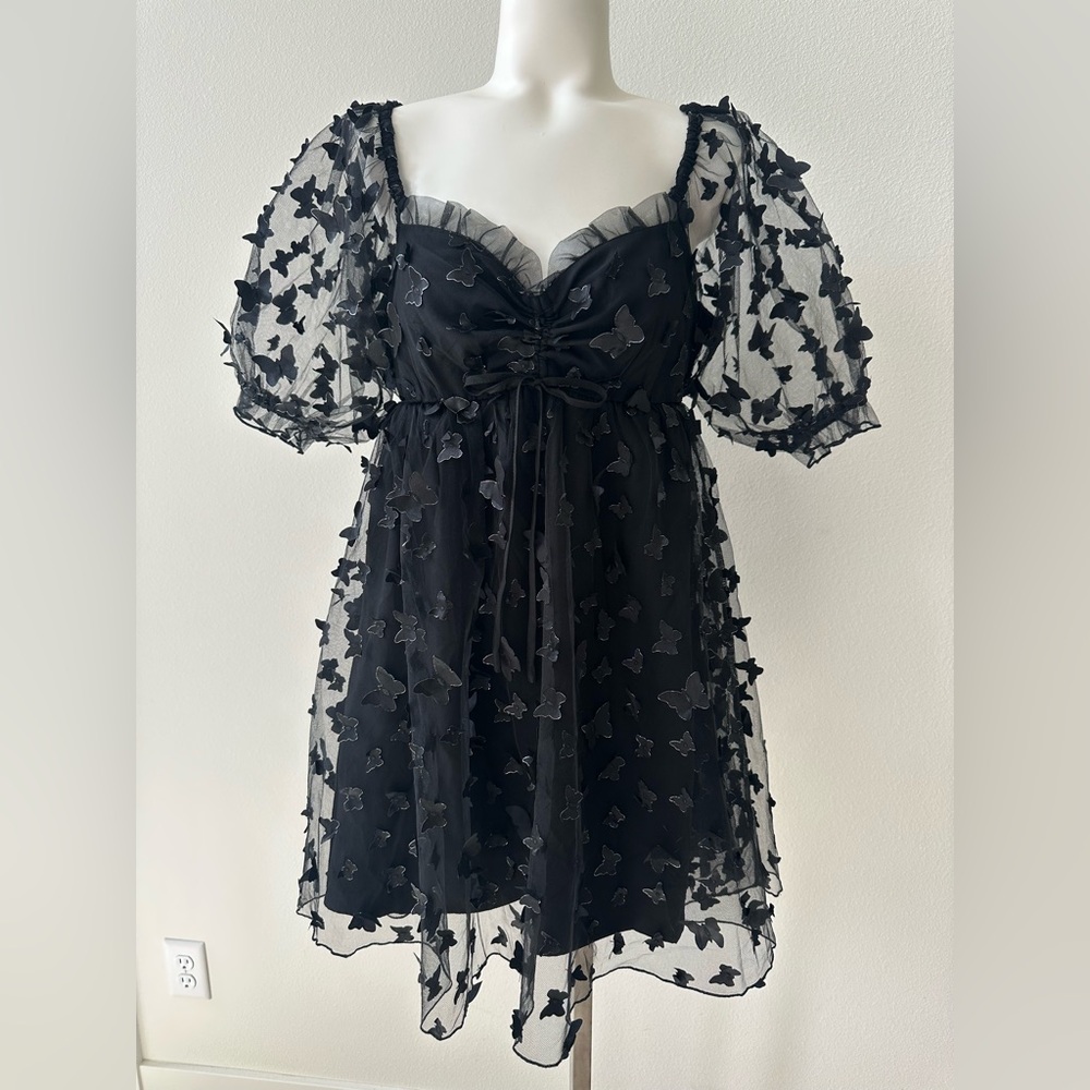 Black Butterfly Dress
